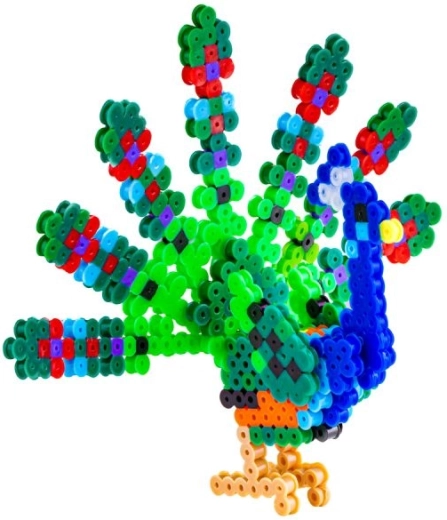 Pavone 3D di perline