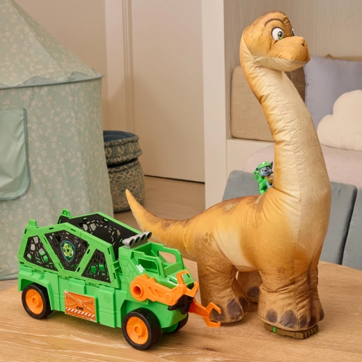 Enorme dinosauro che si gonfia da solo