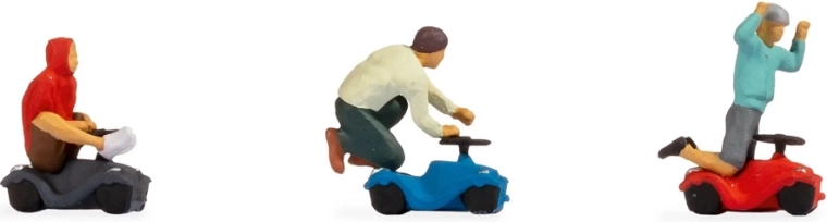 Noch set di figurine gara Bobby Car (H0)
