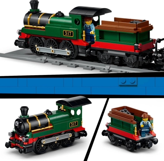 Locomotiva dettagliata con tender