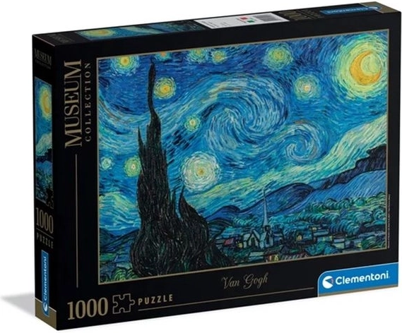 Puzzle Clementoni Museum Collection Van Gogh Notte stellata 1000 pezzi