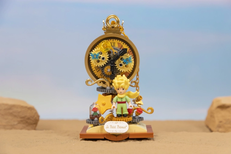 Elegante “orologio da tasca” con ingranaggi dorati