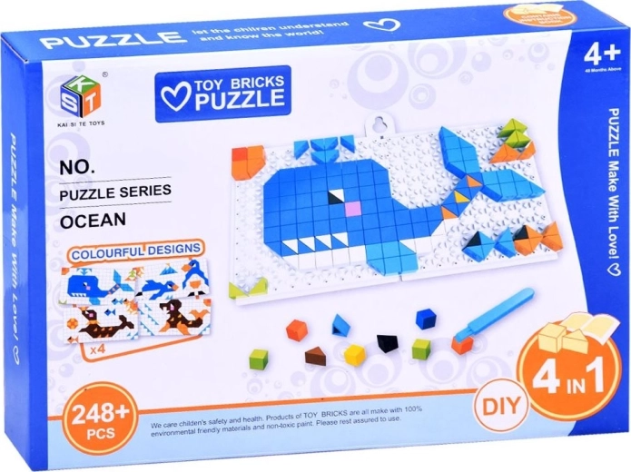 Divertimento creativo 4in1 con motivi oceanici