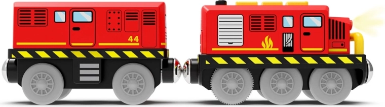 Locomotiva e 1 vagone nella confezione