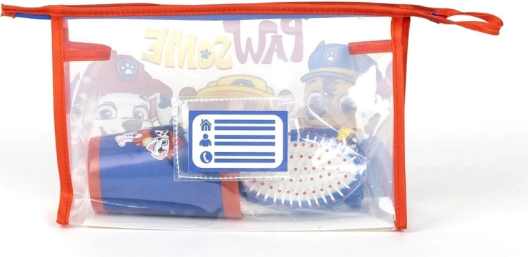 Trousse trasparente con zip da viaggio