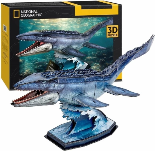 CubicFun puzzle 3D National Geographic: Mosasaurus, 76 pezzi