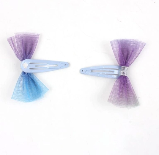 Mollette leggere con fiocco in tulle