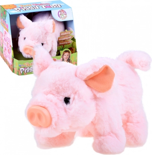 Giocattolo di peluche interattivo maialino