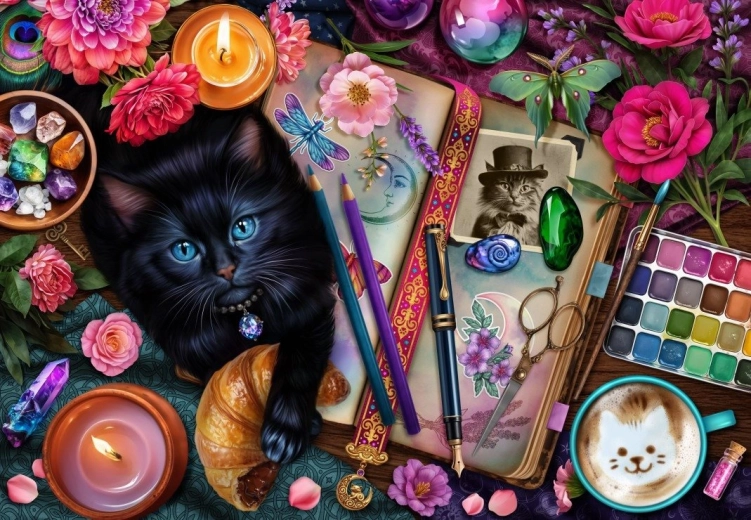 Puzzle Gatti intelligenti 1000 pezzi BLUEBIRD