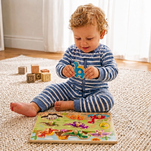 Inserimento Montessori delle forme passo dopo passo