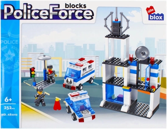 Set costruzioni stazione di polizia 252 pezzi