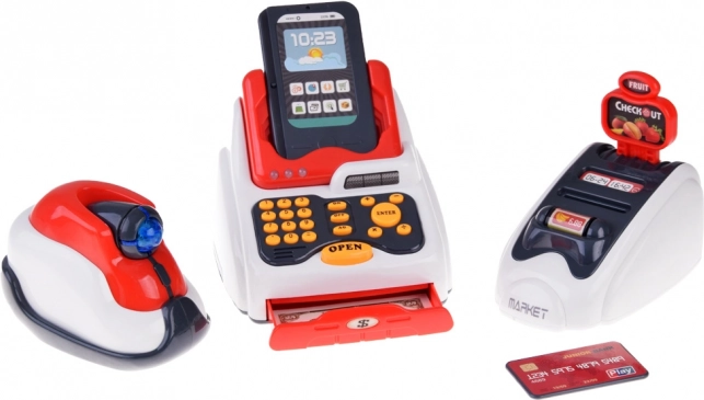 Set per bambini con cassa, terminale e scanner