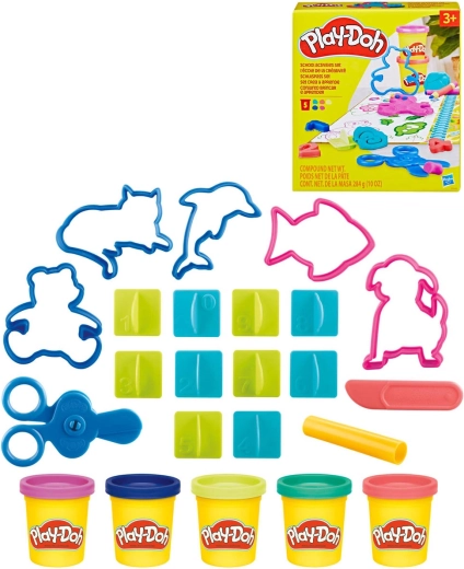 Play-Doh set creativo scolastico con plastilina e strumenti