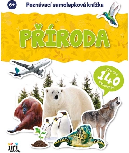 Libro di adesivi educativo Natura