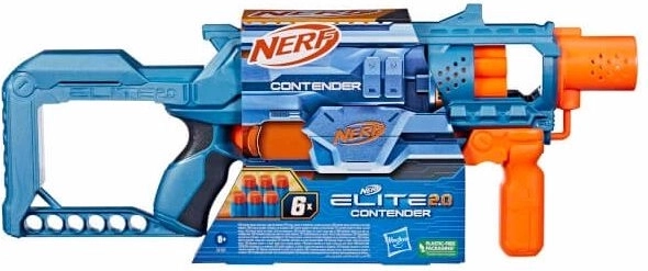 Nerf Elite 2.0 Contender – blaster con caricatore a tamburo