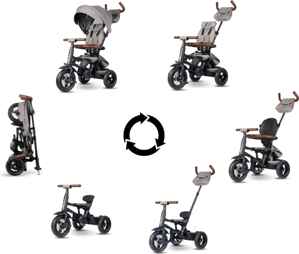 Cresce con il bambino e si ripiega facilmente