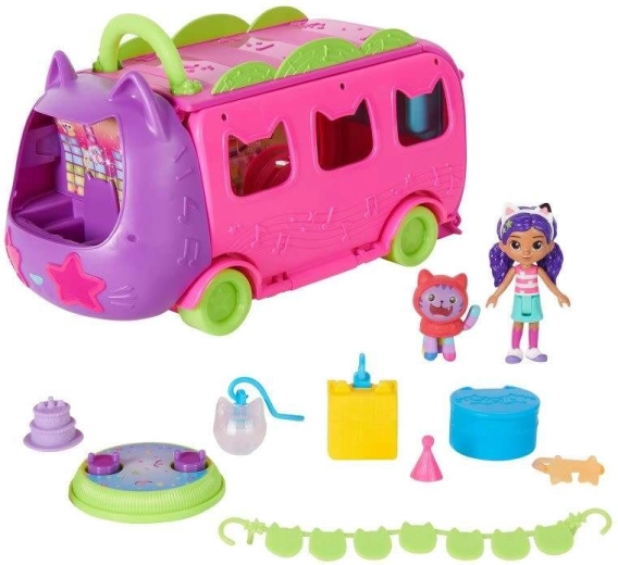 Autobus party apribile con palco girevole