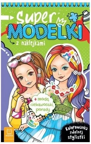 Supermodelle – libro da colorare con adesivi
