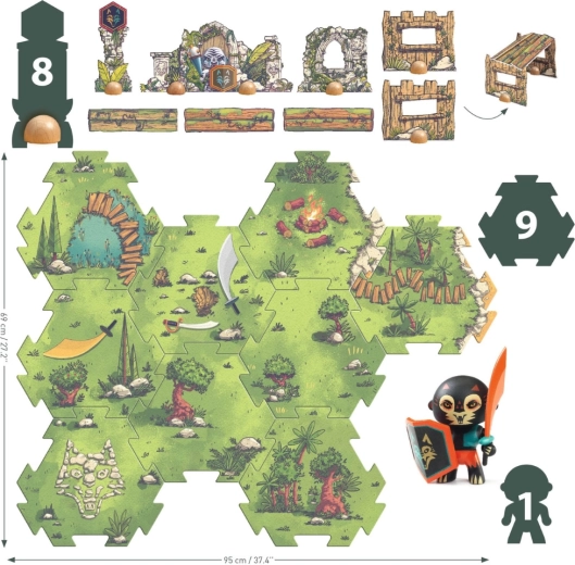 Pezzi solidi e sicuri per le piccole mani