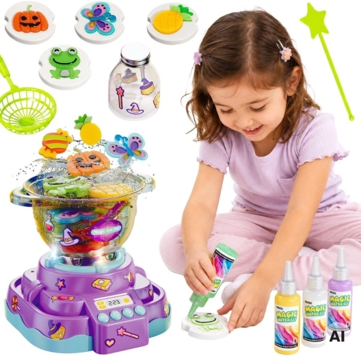 WOOPIE Calderone magico interattivo per creare figure in gel, 21 pezzi