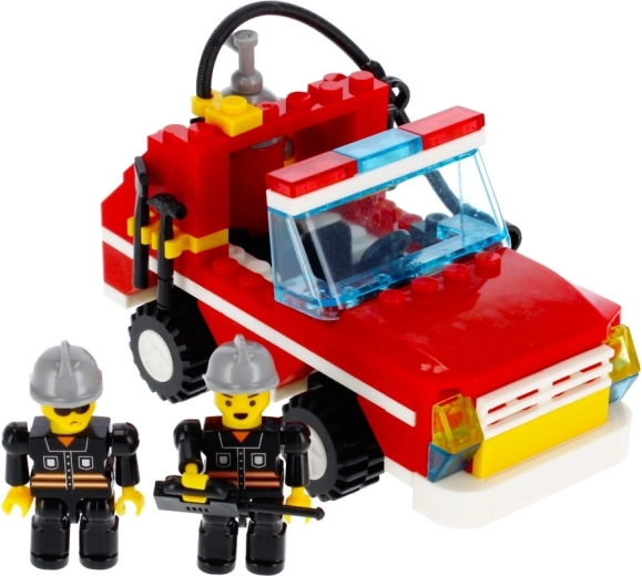 Due minifigure di pompieri per storie d’azione