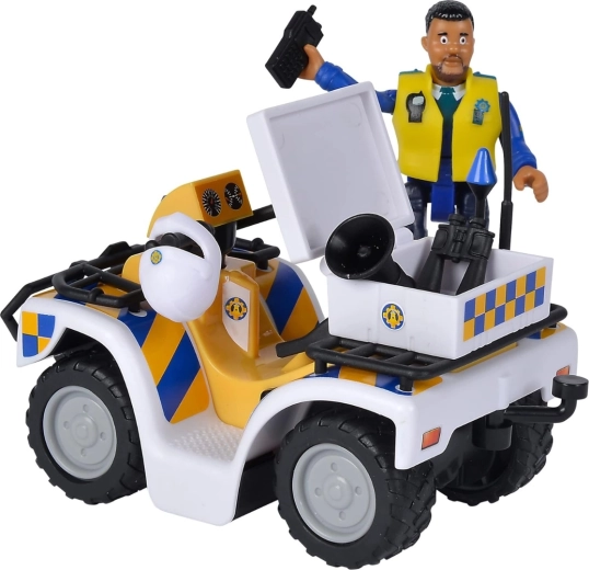 Quad della polizia per interventi d'azione