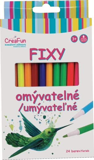 Pennarelli lavabili CREAFUN 24 colori