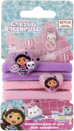 Set di elastici per capelli Gabinin kouzelný domek (4 pz)