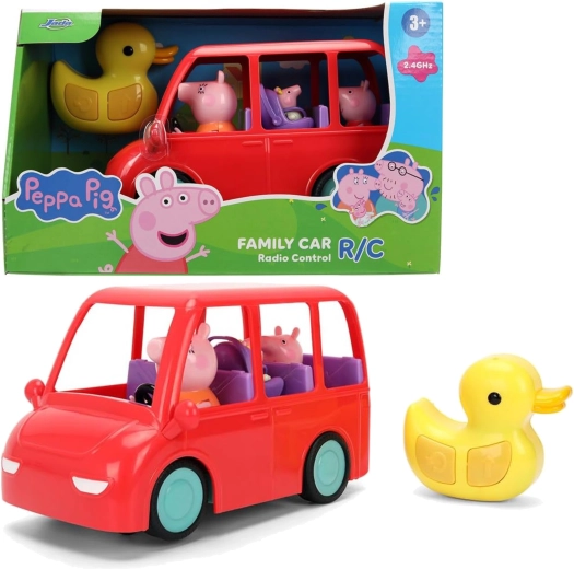Auto familiare radiocomandata Peppa Pig 17,5 cm