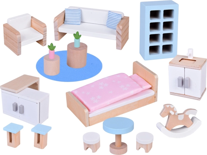 Mobili in legno e tanti accessori
