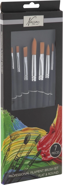 Set di pennelli per pittura, 7 pezzi