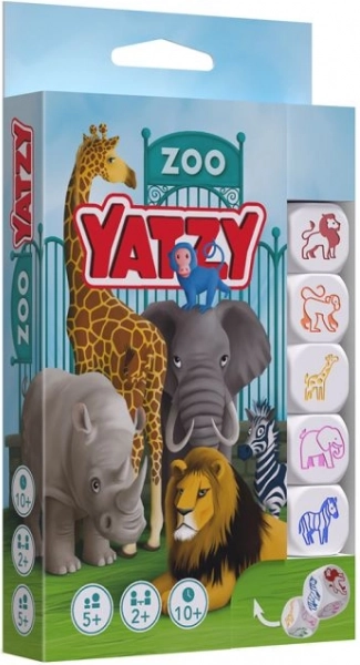 Gioco di dadi per famiglie YATZY – zoo per bambini dai 5 anni