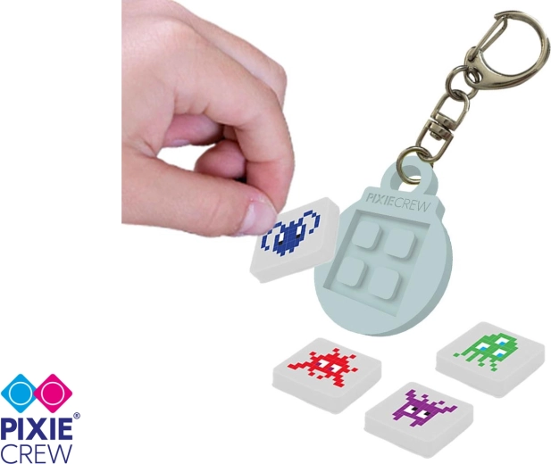 Pixie Crew portachiavi in silicone fosforescente