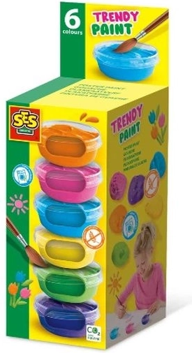 SES Creative tempere – colori alla moda 6 × 45 ml