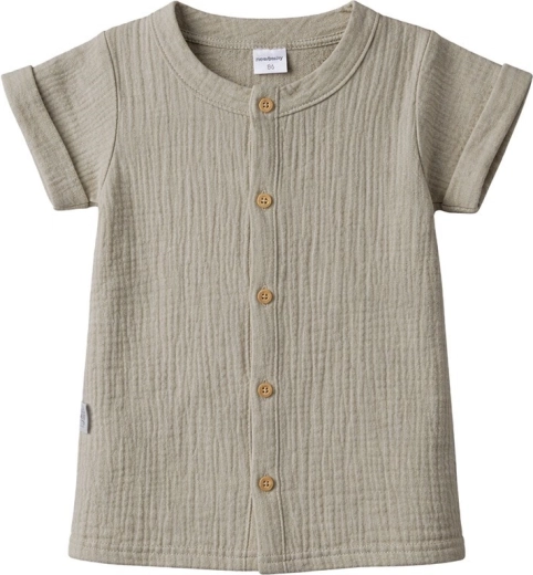 Camicia con bottoni per indossarla facilmente