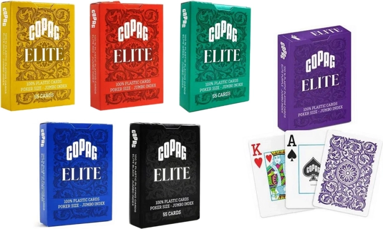 Carte da poker COPAG Elite Jumbo Face (mix di colori)