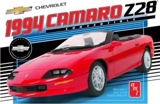 Modello in plastica di auto 1994 Chevy Camero Convertible 1:20 AMT