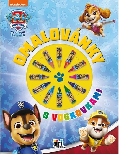 Album da colorare con pastelli a cera Paw Patrol