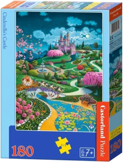 Puzzle Castorland Il castello di Cenerentola, 180 pezzi