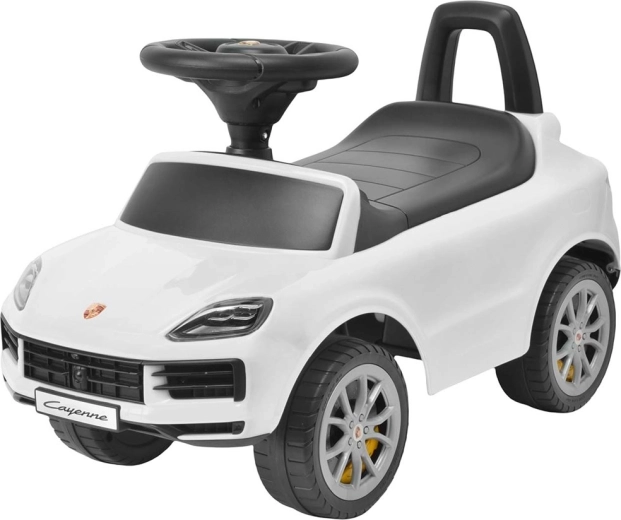 Milly Mally Porsche Cayenne S cavalcabile per bambini bianco