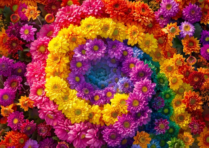 Puzzle Enjoy Vortice floreale 1000 pezzi