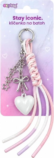 Portachiavi fashion Oxybag a forma di cuore
