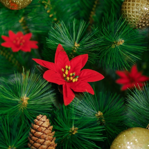 Decorazione natalizia stella di Natale 50 cm