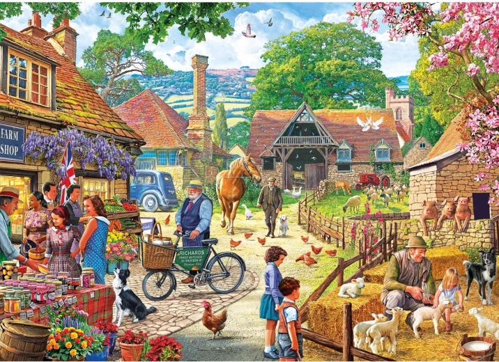 Puzzle Gibsons Mercato contadino 1000 pezzi