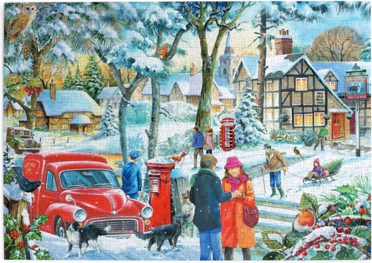 Puzzle House of Puzzles Giornata invernale 1000 pezzi