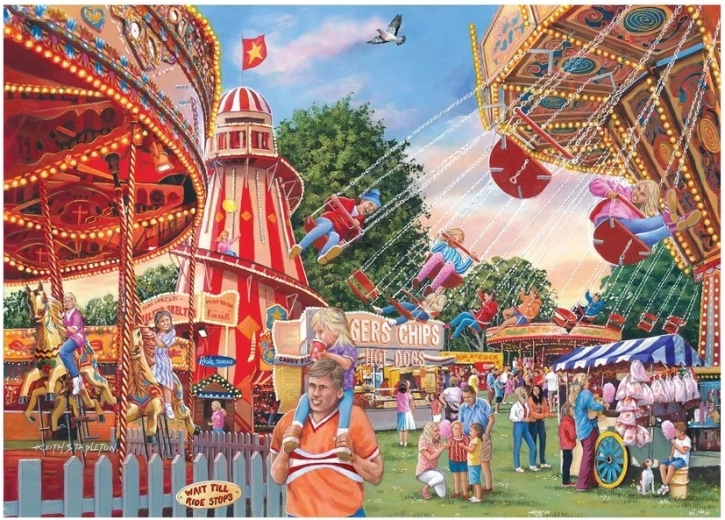 Puzzle House of Puzzles Divertimento alla fiera, 1.000 pezzi