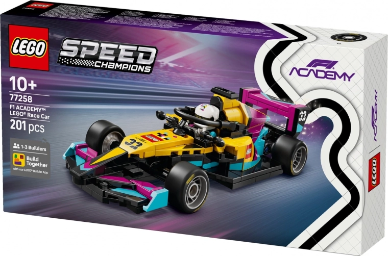 Minifigure della pilota per gare emozionanti