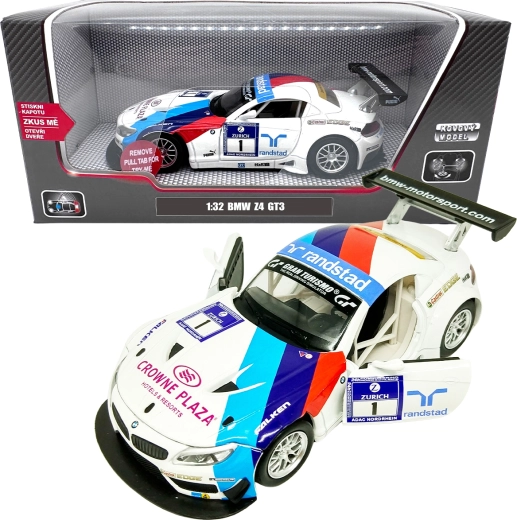 Modello in metallo 1:32 BMW Z4 GT3 – versione bianca