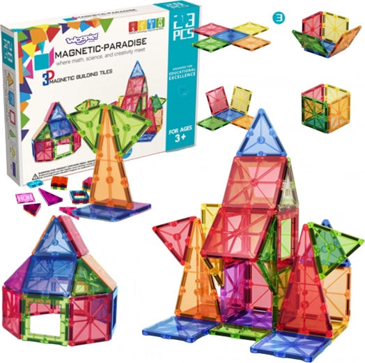 Costruzioni magnetiche Montessori 3D di WOOPIE