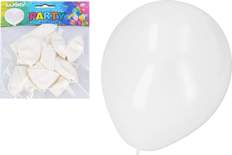Palloncini gonfiabili bianchi 30 cm - 10 pezzi